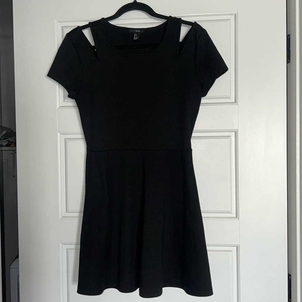 Black A-Line Dress Forever 21